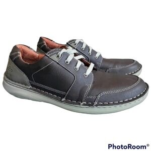 Dr. Scholl's mens brown casual oxfords size 10 flexible and cushioned